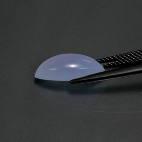 9,17 ctw natürlicher Lavendelblau Chalzedon, Transparent, Transparent / Lichtdurchlässig