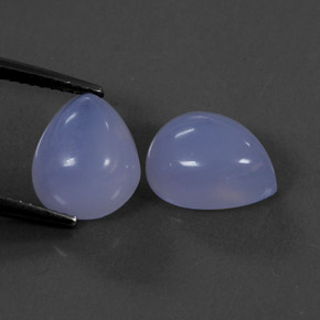  ct natürliche blauer Chalcedon-Edelsteine, Transparent, Transparent / Lichtdurchlässig