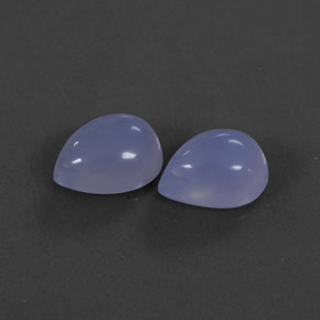  ct natürliche blauer Chalcedon-Edelsteine, Transparent, Transparent / Lichtdurchlässig