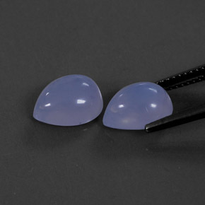  ct natürliche blauer Chalcedon-Edelsteine, Transparent, Transparent / Lichtdurchlässig