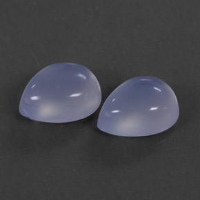  ct natürliche blauer Chalcedon-Edelsteine, Transparent, Transparent / Lichtdurchlässig