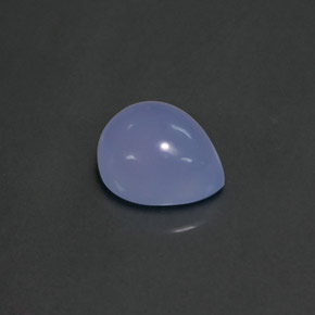 5,25 ctw natürlicher blauer Chalcedon, Transparent, Transparent / Lichtdurchlässig