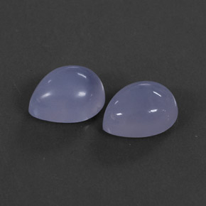  ct natürliche blauer Chalcedon-Edelsteine, Transparent, Transparent / Lichtdurchlässig