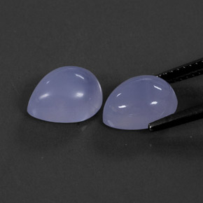  ct natürliche blauer Chalcedon-Edelsteine, Transparent, Transparent / Lichtdurchlässig