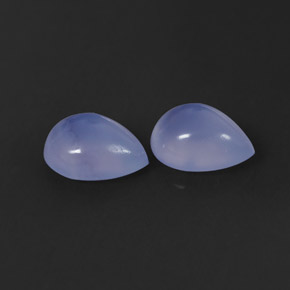  ct natürliche blauer Chalcedon-Edelsteine, Transparent, Transparent / Lichtdurchlässig