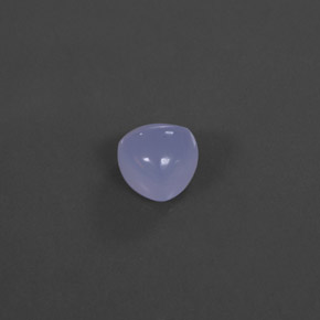 6,77 ctw natürlicher blauer Chalcedon, Transparent, Transparent / Lichtdurchlässig