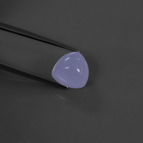 6,77 ctw natürlicher blauer Chalcedon, Transparent, Transparent / Lichtdurchlässig