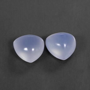 ct natürliche blauer Chalcedon-Edelsteine, Transparent, Transparent / Lichtdurchlässig