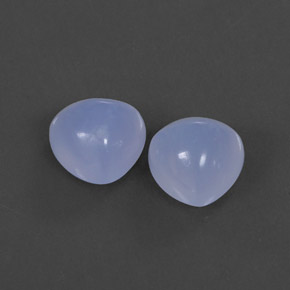  ct natürliche blauer Chalcedon-Edelsteine, Transparent, Transparent / Lichtdurchlässig
