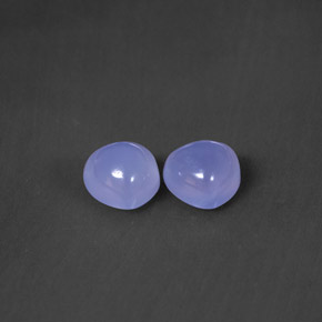  ct natürliche blauer Chalcedon-Edelsteine, Transparent, Transparent / Lichtdurchlässig