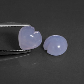 ct natürliche blauer Chalcedon-Edelsteine, Transparent, Transparent / Lichtdurchlässig