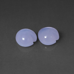  ct natürliche blauer Chalcedon-Edelsteine, Transparent, Transparent / Lichtdurchlässig