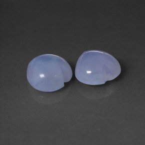  ct natürliche blauer Chalcedon-Edelsteine, Transparent, Transparent / Lichtdurchlässig