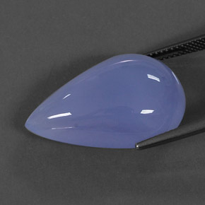 23,58 ctw natürlicher blauer Chalcedon, Transparent, Transparent / Lichtdurchlässig