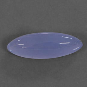 18,80 ctw natürlicher blauer Chalcedon, Transparent, Transparent / Lichtdurchlässig