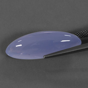 18,80 ctw natürlicher blauer Chalcedon, Transparent, Transparent / Lichtdurchlässig