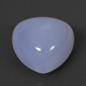 6,67 ctw natürlicher blauer Chalcedon, Transparent, Transparent / Lichtdurchlässig