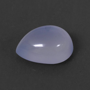 1,74 ctw natürlicher blauer Chalcedon, Transparent, Transparent / Lichtdurchlässig