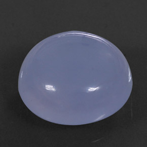 8,58 ctw natürlicher blauer Chalcedon, Transparent, Transparent / Lichtdurchlässig