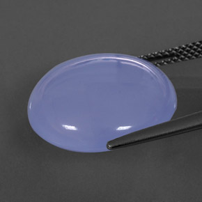 9,17 ctw natürlicher Lavendelblau Chalzedon, Transparent, Transparent / Lichtdurchlässig