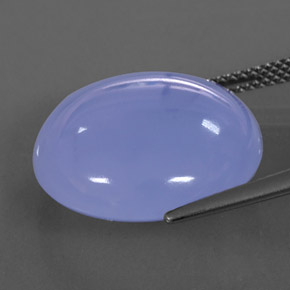 9,17 ctw natürlicher Lavendelblau Chalzedon, Transparent, Transparent / Lichtdurchlässig