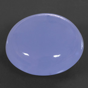 25,46 ctw natürlicher blauer Chalcedon, Transparent, Transparent / Lichtdurchlässig