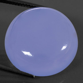 25,46 ctw natürlicher blauer Chalcedon, Transparent, Transparent / Lichtdurchlässig