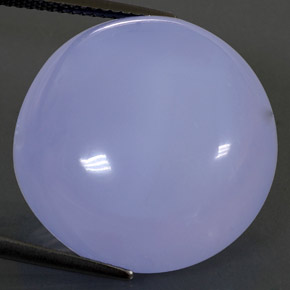 28,93 ctw natürlicher blauer Chalcedon, Transparent, Transparent / Lichtdurchlässig