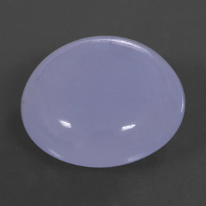 30,37 ctw natürlicher blauer Chalcedon, Transparent, Transparent / Lichtdurchlässig