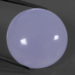 30,37 ctw natürlicher blauer Chalcedon, Transparent, Transparent / Lichtdurchlässig