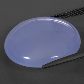 9,17 ctw natürlicher Lavendelblau Chalzedon, Transparent, Transparent / Lichtdurchlässig