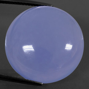 29,95 ctw natürlicher blauer Chalcedon, Transparent, Transparent / Lichtdurchlässig