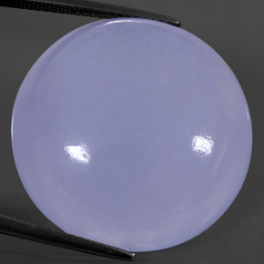 36,59 ctw natürlicher blauer Chalcedon, Transparent, Transparent / Lichtdurchlässig