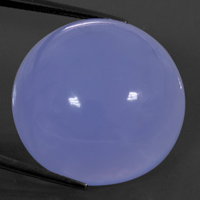 46,38 ctw natürlicher blauer Chalcedon, Transparent, Transparent / Lichtdurchlässig