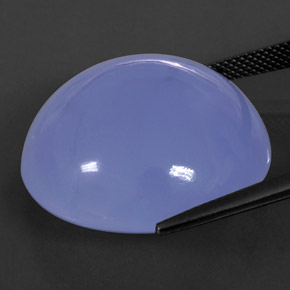 46,38 ctw natürlicher blauer Chalcedon, Transparent, Transparent / Lichtdurchlässig