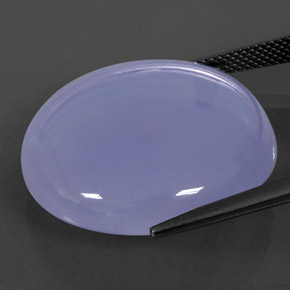 9,17 ctw natürlicher Lavendelblau Chalzedon, Transparent, Transparent / Lichtdurchlässig