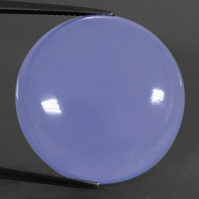 38,12 ctw natürlicher blauer Chalcedon, Transparent, Transparent / Lichtdurchlässig
