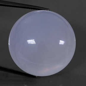 50,66 ctw natürlicher blauer Chalcedon, Transparent, Transparent / Lichtdurchlässig