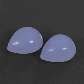  ct natürliche blauer Chalcedon-Edelsteine, Transparent, Transparent / Lichtdurchlässig