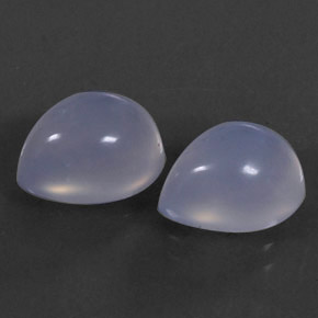  ct natürliche blauer Chalcedon-Edelsteine, Transparent, Transparent / Lichtdurchlässig