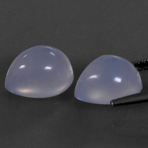  ct natürliche blauer Chalcedon-Edelsteine, Transparent, Transparent / Lichtdurchlässig