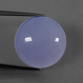 16,85 ctw natürlicher blauer Chalcedon, Transparent, Transparent / Lichtdurchlässig