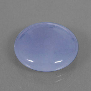 18,82 ctw natürlicher blauer Chalcedon, Transparent, Transparent / Lichtdurchlässig