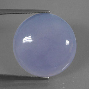 18,82 ctw natürlicher blauer Chalcedon, Transparent, Transparent / Lichtdurchlässig