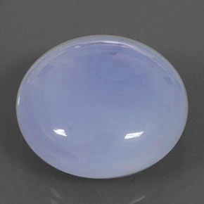 28,22 ctw natürlicher blauer Chalcedon, Transparent, Transparent / Lichtdurchlässig