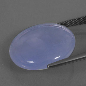 9,17 ctw natürlicher Lavendelblau Chalzedon, Transparent, Transparent / Lichtdurchlässig