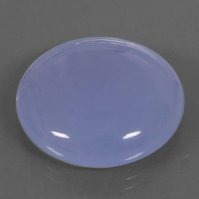 38,66 ctw natürlicher blauer Chalcedon, Transparent, Transparent / Lichtdurchlässig
