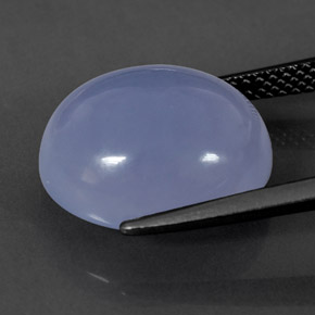 9,17 ctw natürlicher Lavendelblau Chalzedon, Transparent, Transparent / Lichtdurchlässig