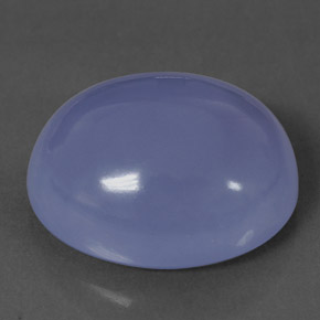 9,17 ctw natürlicher Lavendelblau Chalzedon, Oval Schliff, Lichtdurchlässig