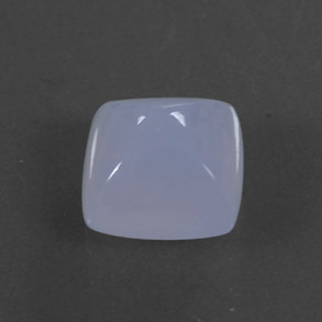 1,77 ctw natürlicher blauer Chalcedon, Transparent, Transparent / Lichtdurchlässig